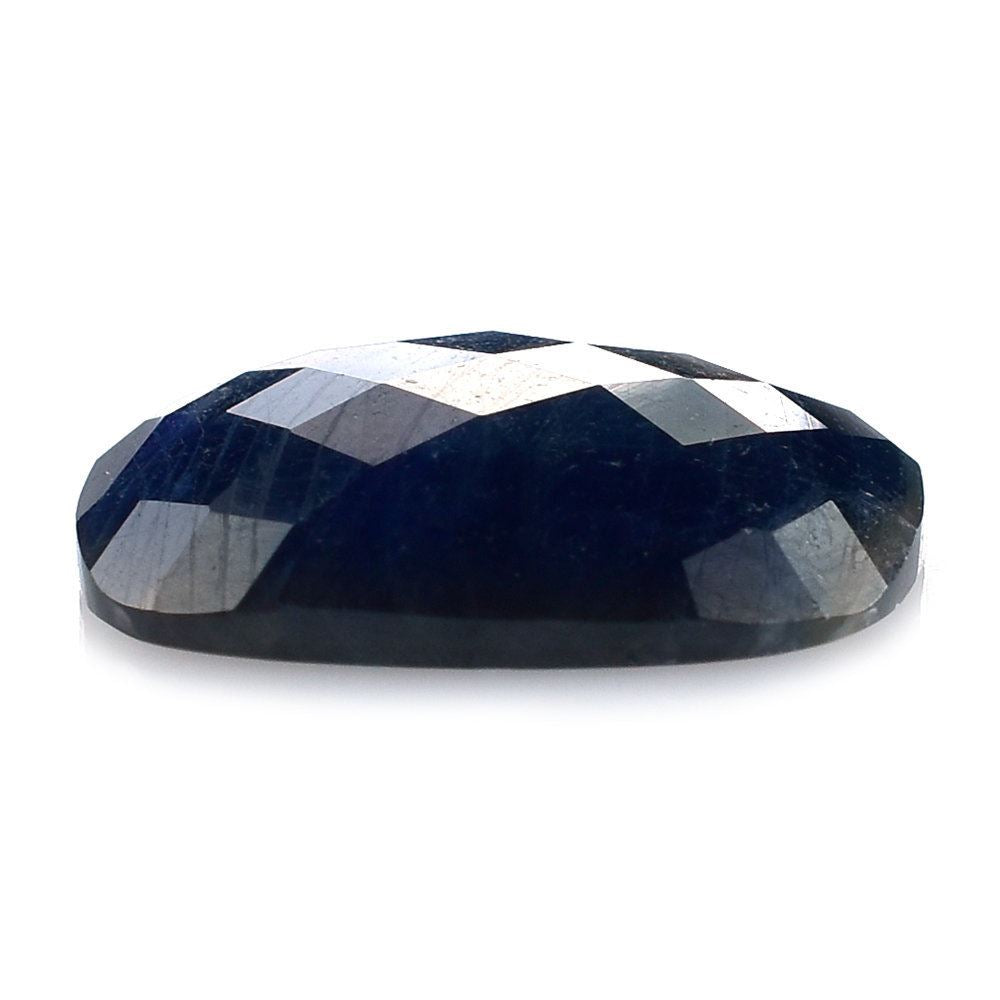 BLUE SAPPHIRE CHECKER CUT CUSHION CAB (2nd-QUALITY) 16X12MM 9.30 Cts.
