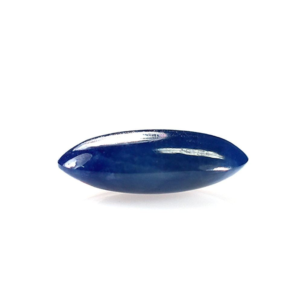 BLUE SAPPHIRE PLAIN LENTIL OVAL 12X7MM 4.04 Cts.