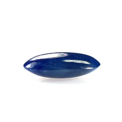 BLUE SAPPHIRE PLAIN LENTIL OVAL 12X7MM 4.04 Cts.
