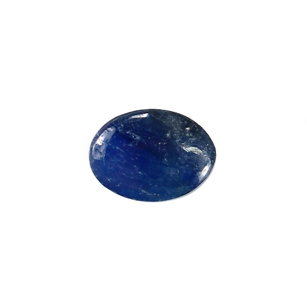 BLUE SAPPHIRE PLAIN OVAL CAB 7X5MM 1.37 Cts.