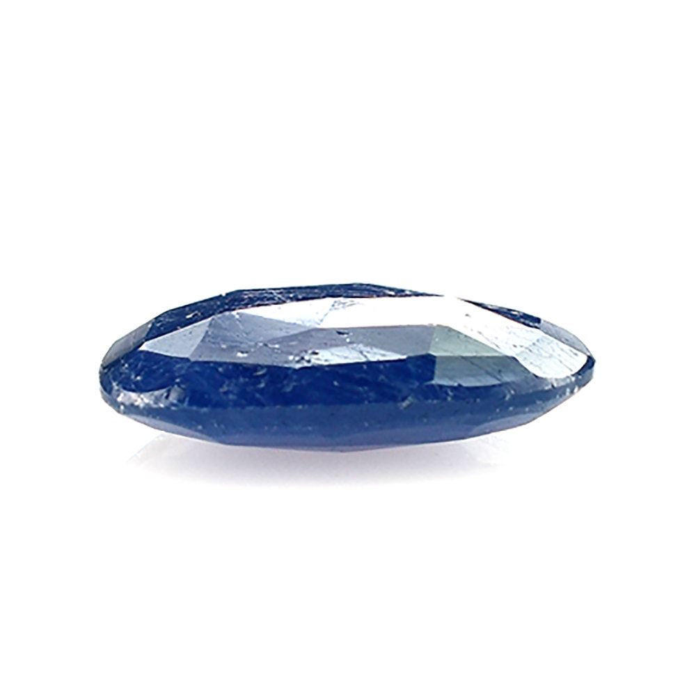 BLUE SAPPHIRE ROSE CUT BRIOLETTE PEARISH 14X10MM 5.54 Cts.