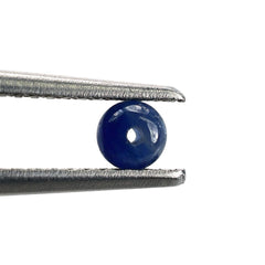 BLUE SAPPHIRE SMOOTH ROUNDEL BEADS 3.00-3.50MM (FULL DRILL-0.70MM) 0.25 Cts.