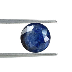 BLUE SAPPHIRE CUT ROUND (DARK-BLUE) (OPAQUE) 10.00X10.00 MM 4.65 CTS