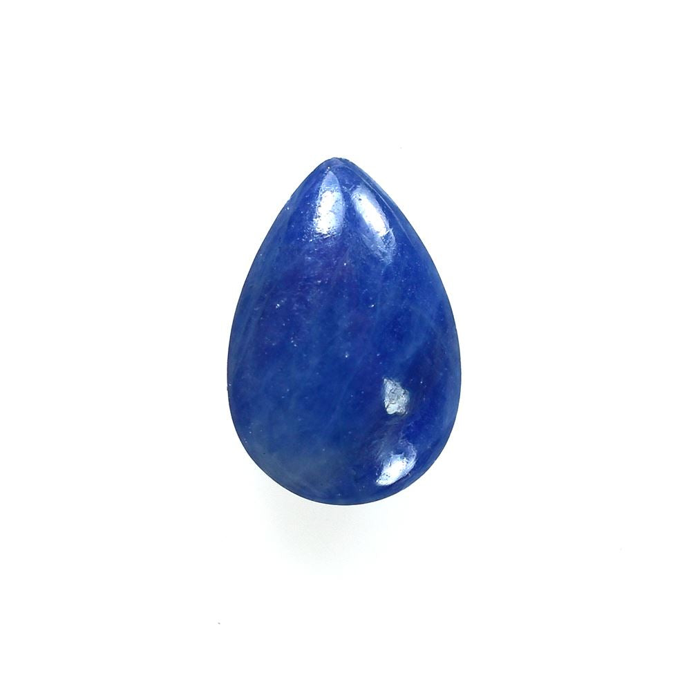 BLUE SAPPHIRE PLAIN LENTIL PEAR (BLUE) (OPAQUE) 6X9 MM 1.64 CTS