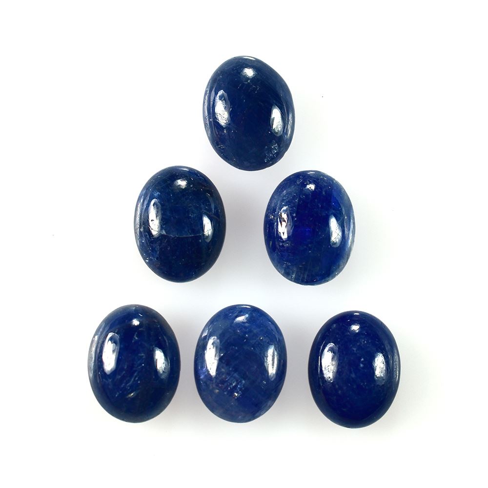 BLUE SAPPHIRE PLAIN OVAL CAB (BLUE)(OPAQUE) 9.00X7.00 MM 2.62 CTS
