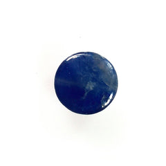 BLUE SAPPHIRE PLAIN ROUND CAB (BLUE)(OPAQUE) 6.00X6.00 MM 1.00 CTS