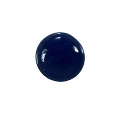BLUE SAPPHIRE PLAIN LENTIL ROUND (BLUE)(OPAQUE)(SI) 8.00X8.00 MM 2.43 CTS