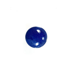 BLUE SAPPHIRE PLAIN LENTIL ROUND (BLUE)(OPAQUE)(SI) 6.00X6.00 MM 1.09 CTS