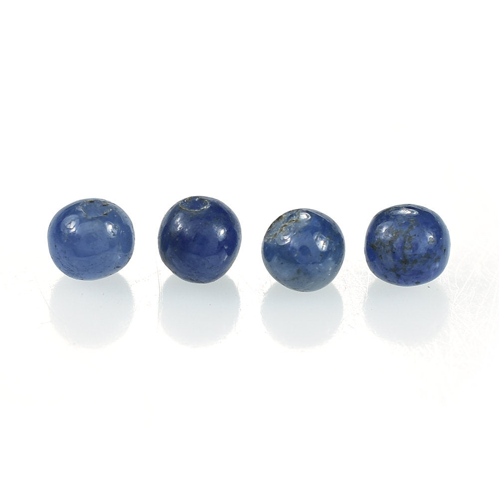 BLUE SAPPHIRE PLAIN BALLS (FULL DRILL) 3.50MM 0.47 Cts.