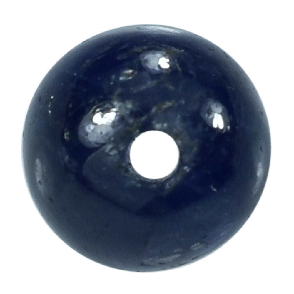 BLUE SAPPHIRE PLAIN BALLS (FULL DRILL) 6.50MM 2.57 Cts.