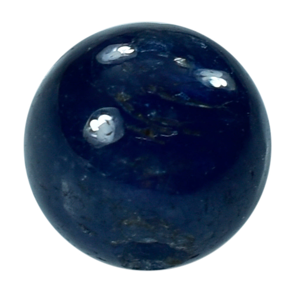 BLUE SAPPHIRE PLAIN BALLS (FULL DRILL) 6.50MM 2.57 Cts.