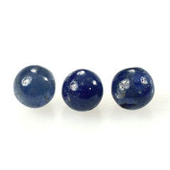 BLUE SAPPHIRE PLAIN BALLS 4.50MM (FULL DRILL) 0.90 Cts.