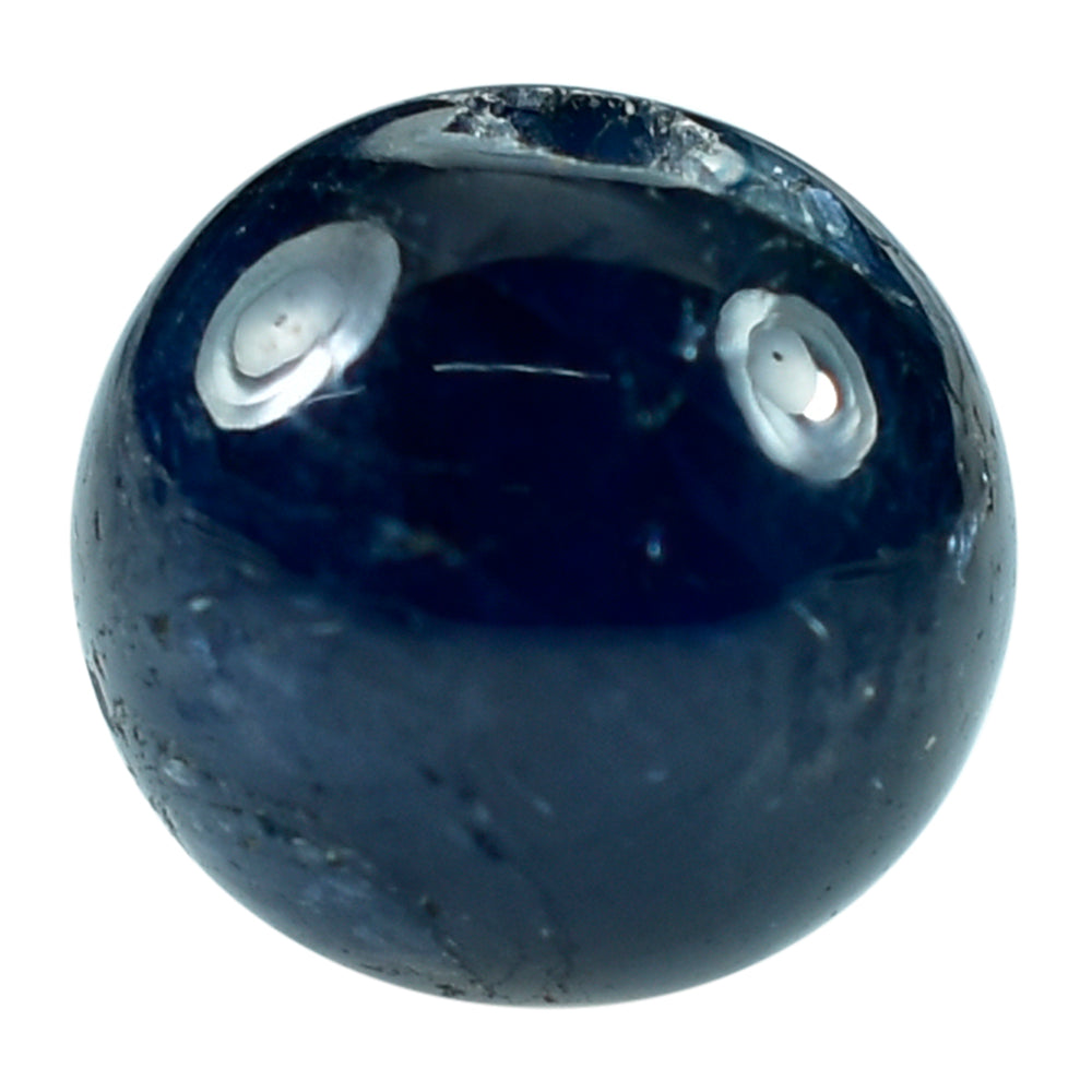 BLUE SAPPHIRE PLAIN BALLS (FULL DRILL) 7.50MM 4.34 Cts.