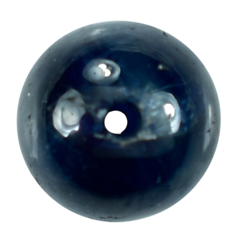 BLUE SAPPHIRE PLAIN BALLS (FULL DRILL) 7.50MM 4.34 Cts.