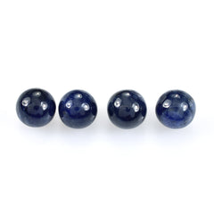 BLUE SAPPHIRE PLAIN BALLS (FULL DRILL) 7.50MM 4.34 Cts.