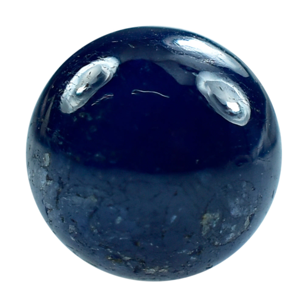 BLUE SAPPHIRE PLAIN BALLS (HALF DRILL) 7MM 3.75 Cts.