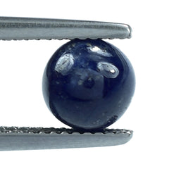 BLUE SAPPHIRE PLAIN BALLS (HALF DRILL) 7MM 3.75 Cts.