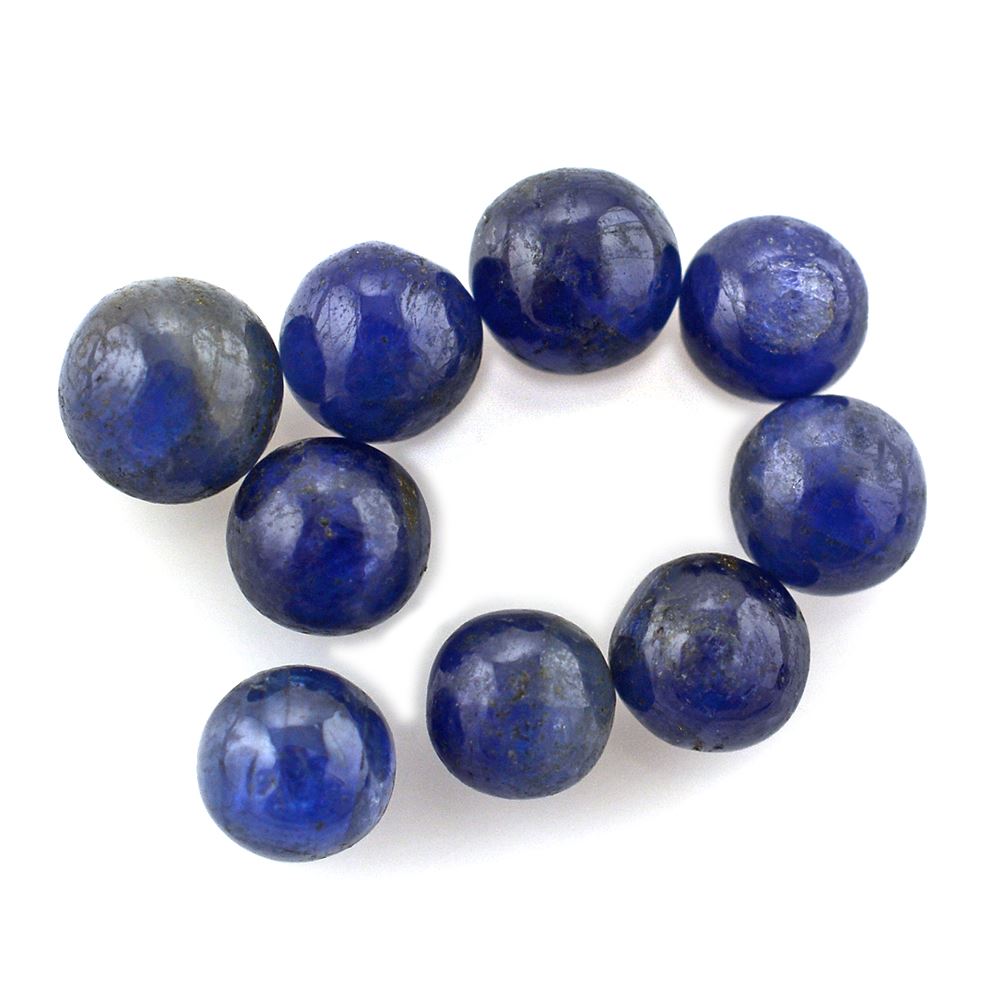 BLUE SAPPHIRE PLAIN BALLS 4MM 0.64 Cts.