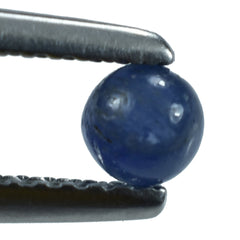 BLUE SAPPHIRE PLAIN BALLS 4MM 0.66 Cts.