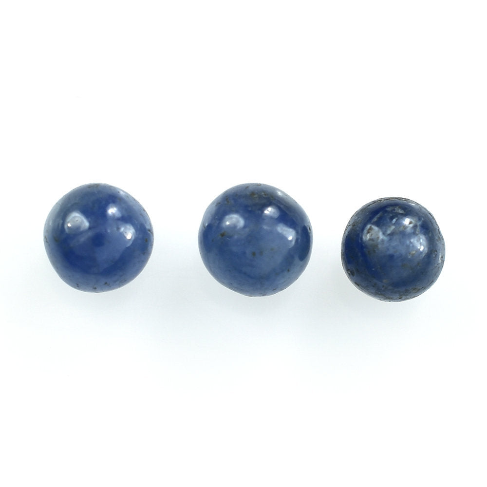 BLUE SAPPHIRE PLAIN BALLS 5.00X5.00MM 1.27 Cts.