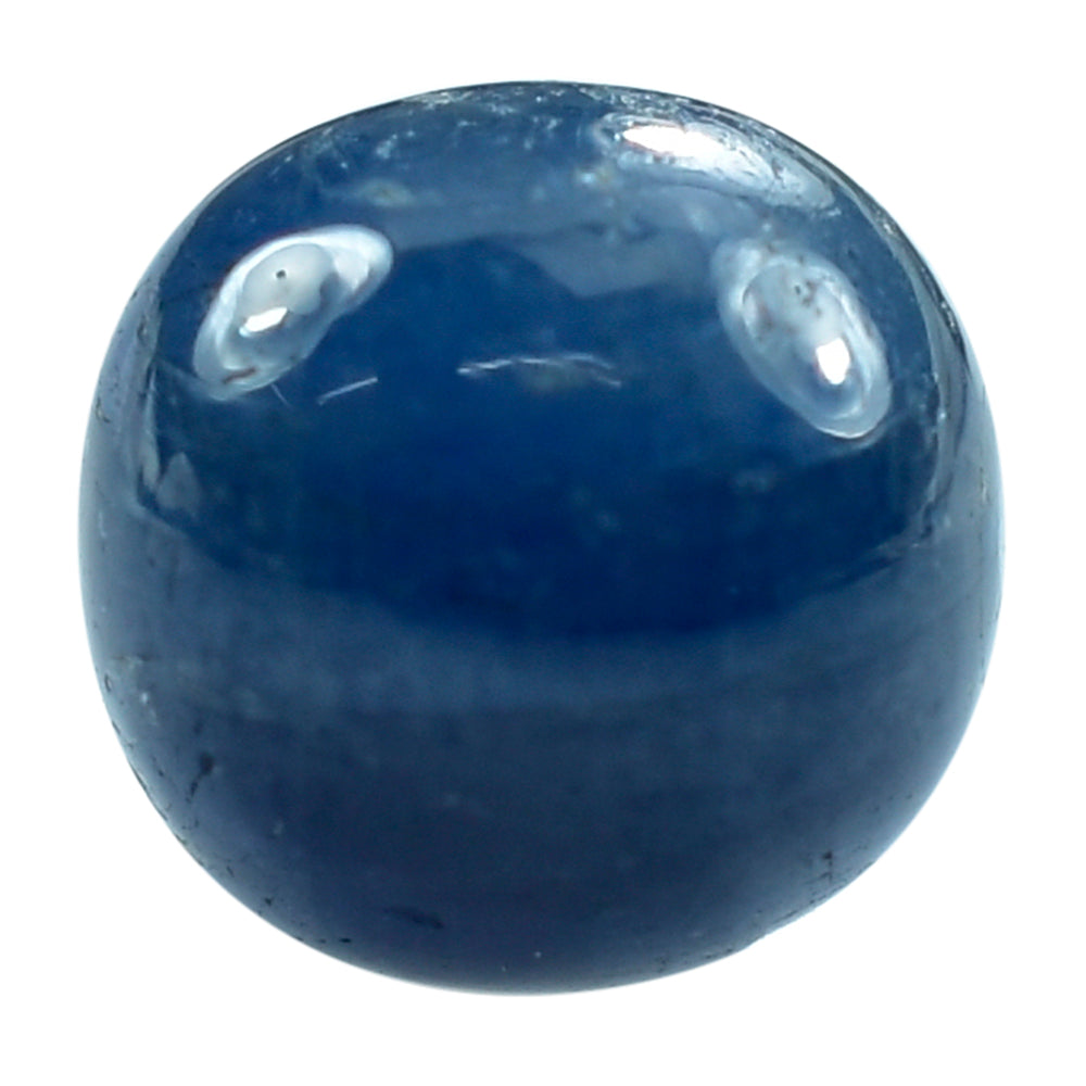 BLUE SAPPHIRE PLAIN BALLS (HALF DRILL) 8MM 4.23 Cts.