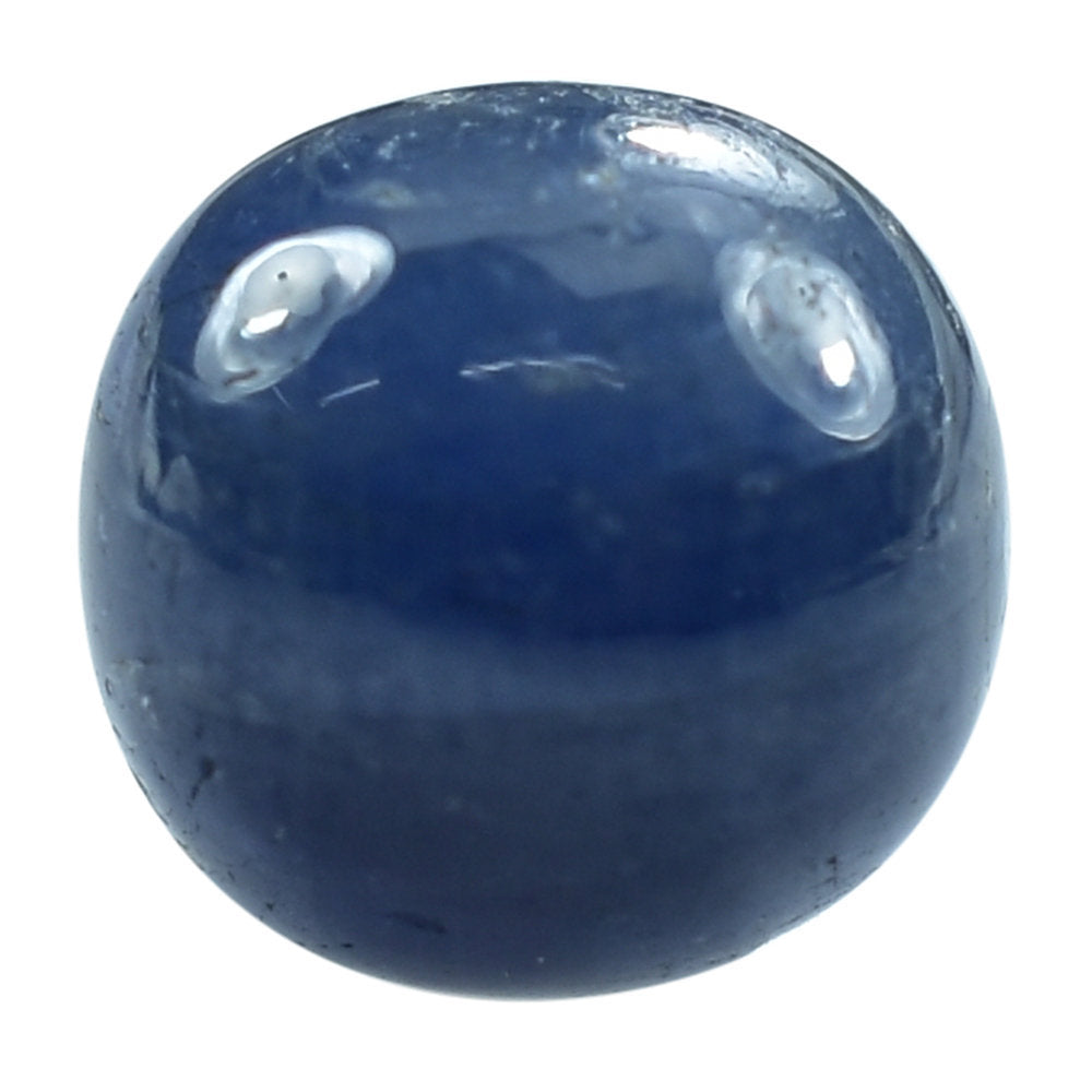 BLUE SAPPHIRE PLAIN BALLS (HALF DRILL) 8MM 4.23 Cts.