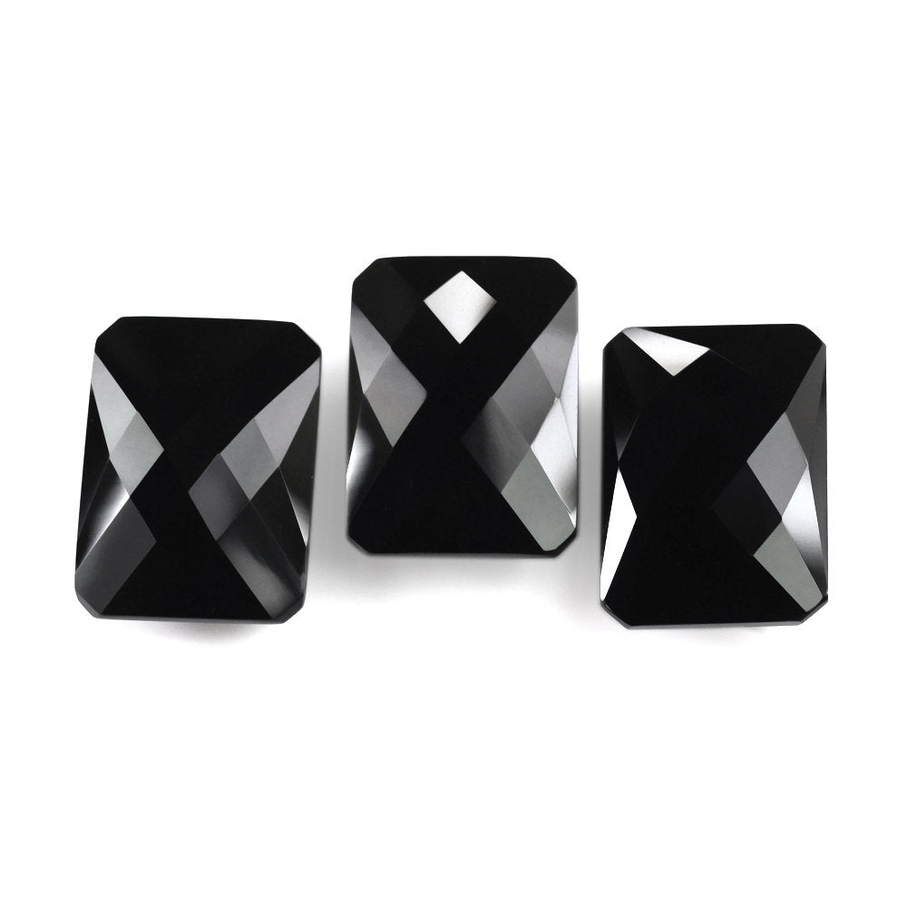 BLACK SPINEL BRIOLETTE OCTAGON 2nd 18X13MM 13.78 Cts.