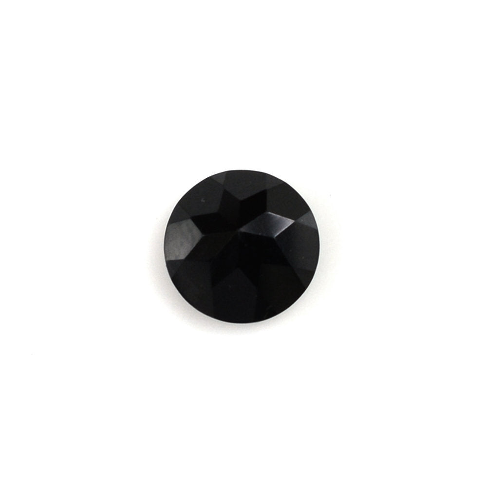 BLACK SPINEL CUT ROUND 6MM 1.02 Cts.