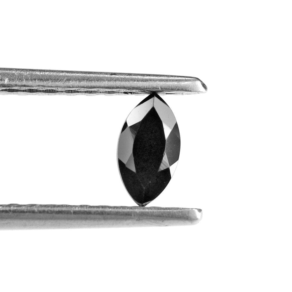 BLACK SPINEL CUT MARQUISE 6.20X3.20MM 0.39 Cts.