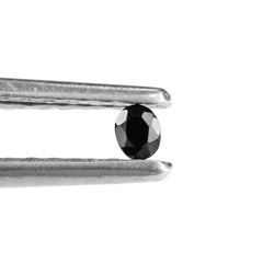 BLACK SPINEL CUT OVAL 2.50X2MM 0.06 Cts.