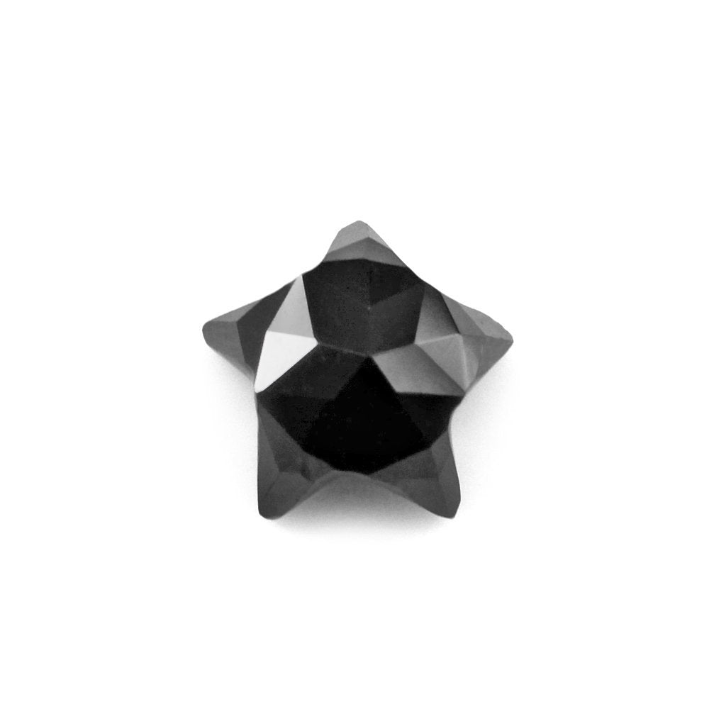 BLACK SPINEL CUT STAR SHAPE 6.90X6.60MM 1.45 Cts.