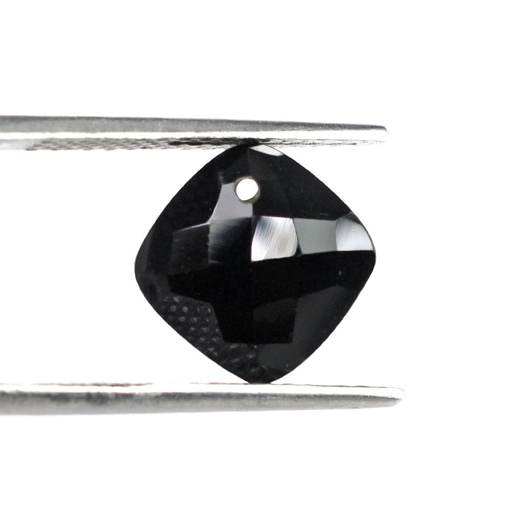 BLACK SPINEL BRIOLETTE CUSHION (FULL DRILL) 2nd 10MM 3.50 Cts.