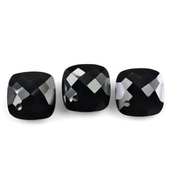 BLACK SPINEL BRIOLETTE CUSHION (FULL DRILL) 2nd 10MM 3.50 Cts.
