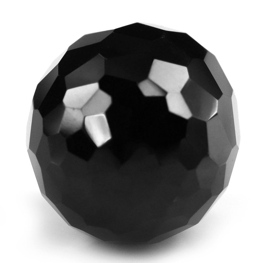 BLACK SPINEL FACETED OLIVE 15X11MM 19.29 Cts.