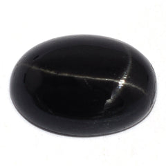 BLACK STAR DIOPSIDE OVAL CAB (FROSTED BOTTOM) 14X10MM 7.31 Cts.