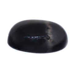 BLACK STAR DIOPSIDE OVAL CAB (FROSTED BOTTOM) 14X10MM 7.31 Cts.