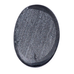 BLACK STAR DIOPSIDE OVAL CAB (FROSTED BOTTOM) 14X10MM 7.31 Cts.
