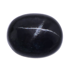 BLACK STAR DIOPSIDE OVAL CAB (FROSTED BOTTOM) 11X9MM 4.24 Cts.