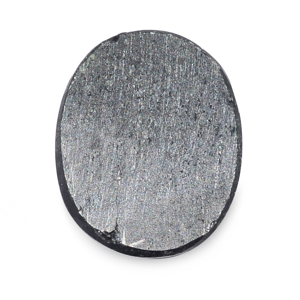 BLACK STAR DIOPSIDE OVAL CAB (FROSTED BOTTOM) 11X9MM 4.24 Cts.
