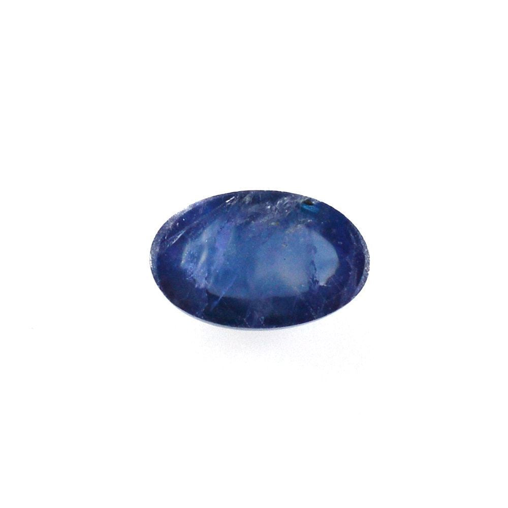 GLASSFILLED BLUE SAPPHIRE OVAL CAB 5X3MM 0.33 Cts.