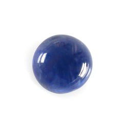 GLASSFILLED BLUE SAPPHIRE ROUND CAB 6MM 1.17 Cts.