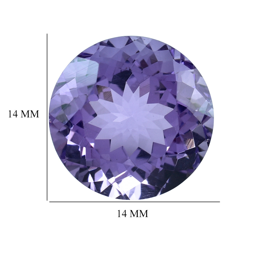 BRAZIL AMETHYST CUT ROUND 14MM 10.85 Cts.