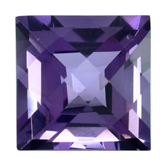BRAZIL AMETHYST CHECKER CUT SQUARE (DARK) 12MM 7.55 Cts.
