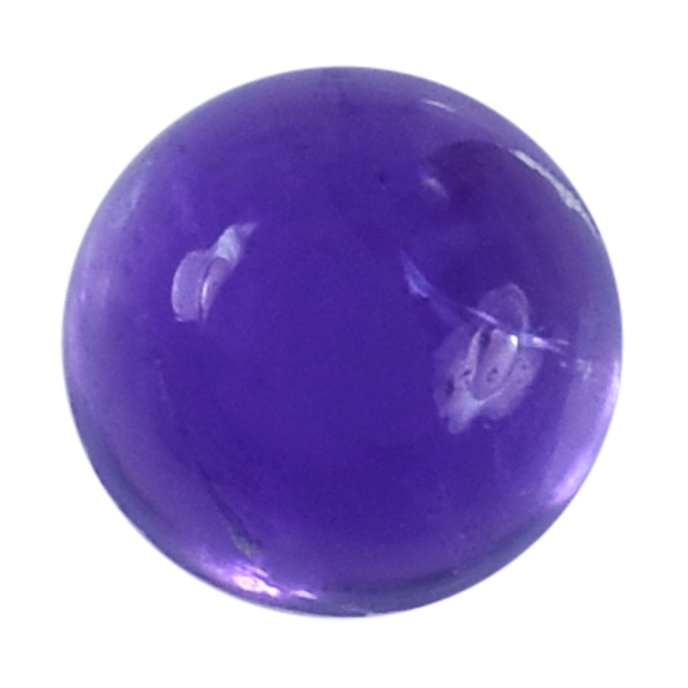 BRAZIL AMETHYST PLAIN ROUND CAB (HI) 4.00X4.00 MM 0.31 Cts.