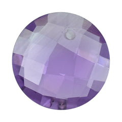 BRAZIL AMETHYST CHECKER CUT CUSHION BRIOLETTE 6.00X6.00 MM 0.86 Cts.