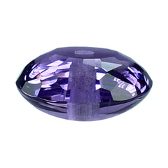 BRAZIL AMETHYST CUT ROUNDEL (DARK) FULL DRILL 7.50X7.50 MM 1.42 Cts.