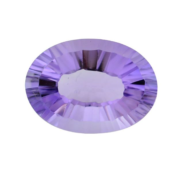BRAZIL AMETHYST CONCAVE CUT OVAL 14X10MM 5.09 Cts.