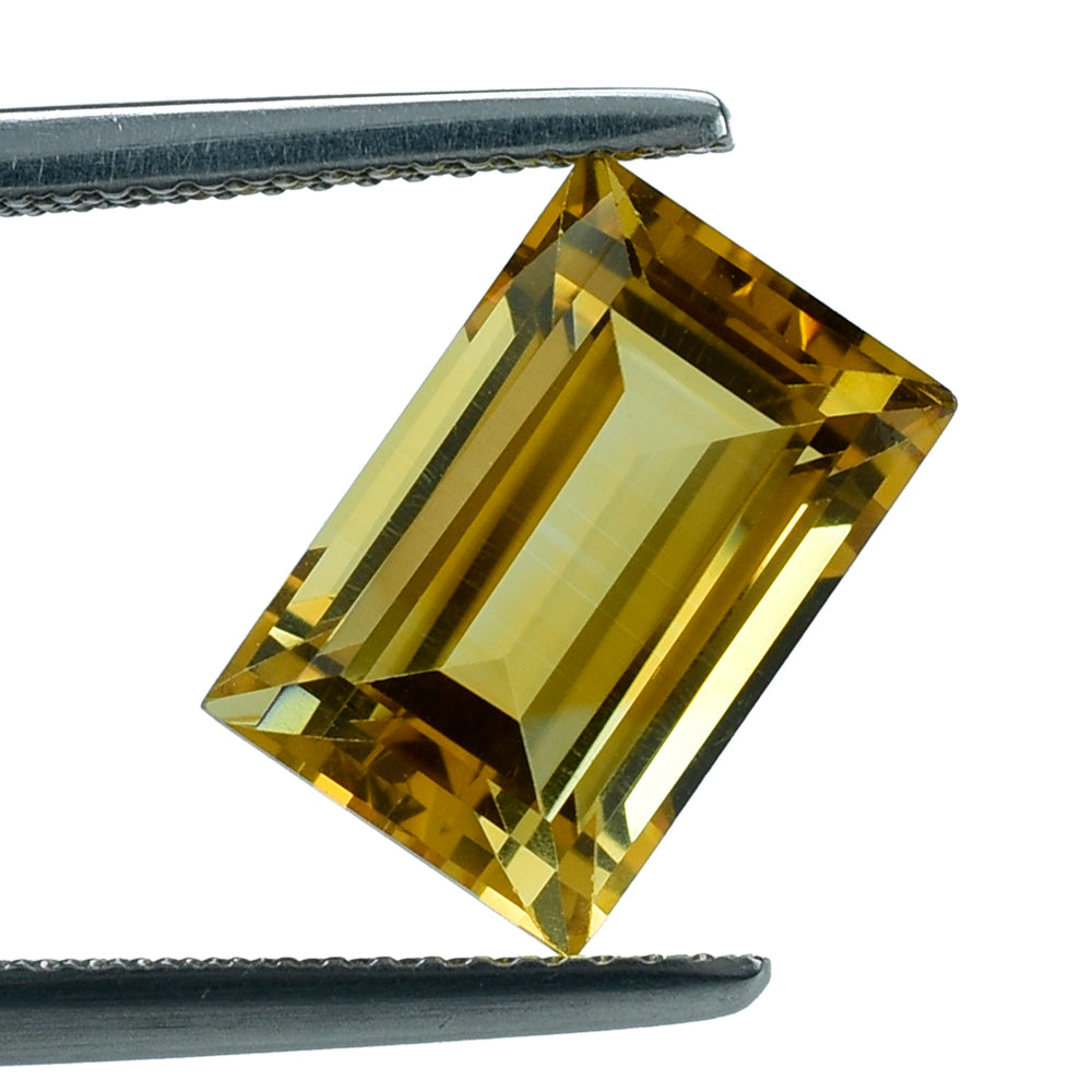 CITRINE CUT BAGUETTES 12X8MM 4.45 Cts.