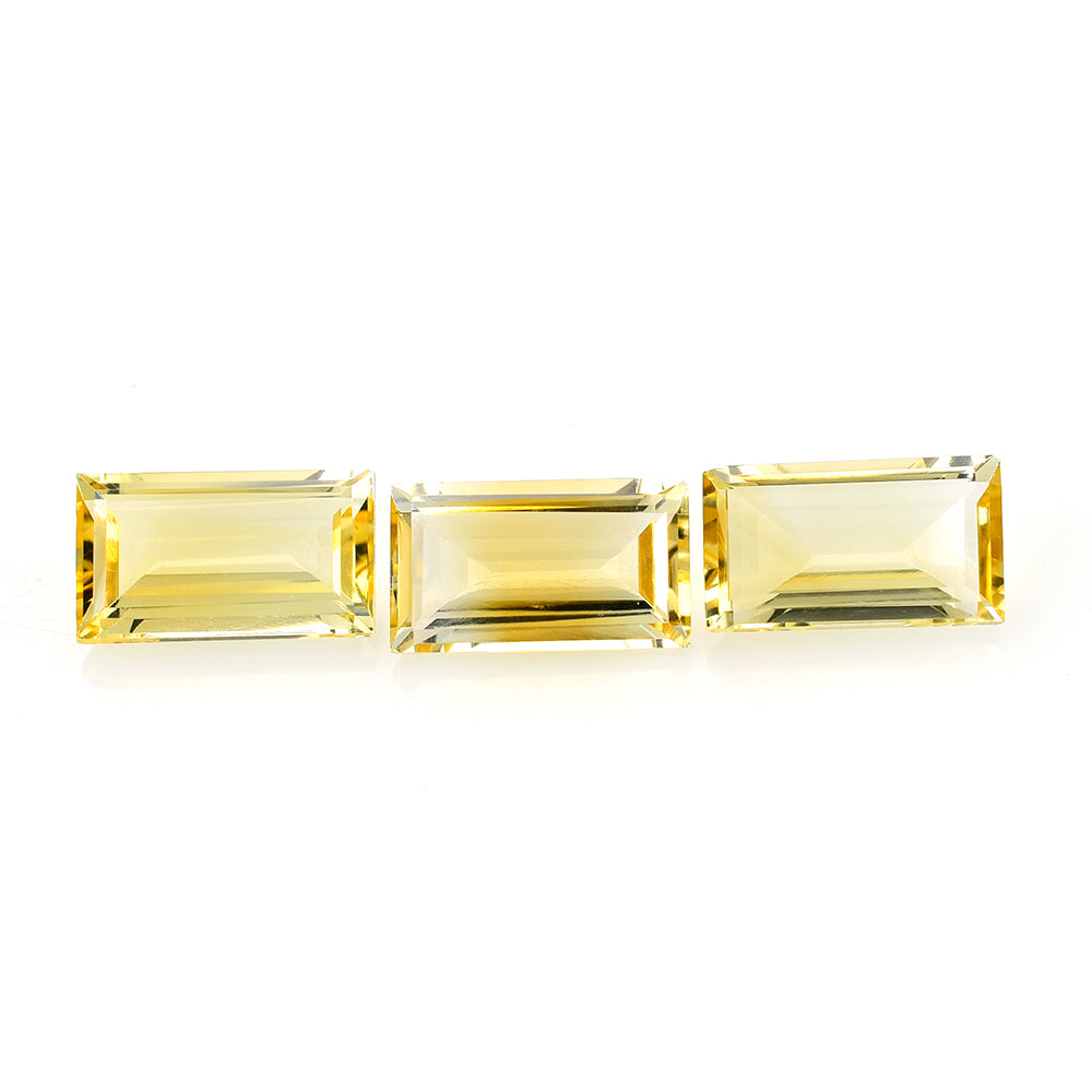 CITRINE CUT BAGUETTES 14X8MM 4.32 Cts.