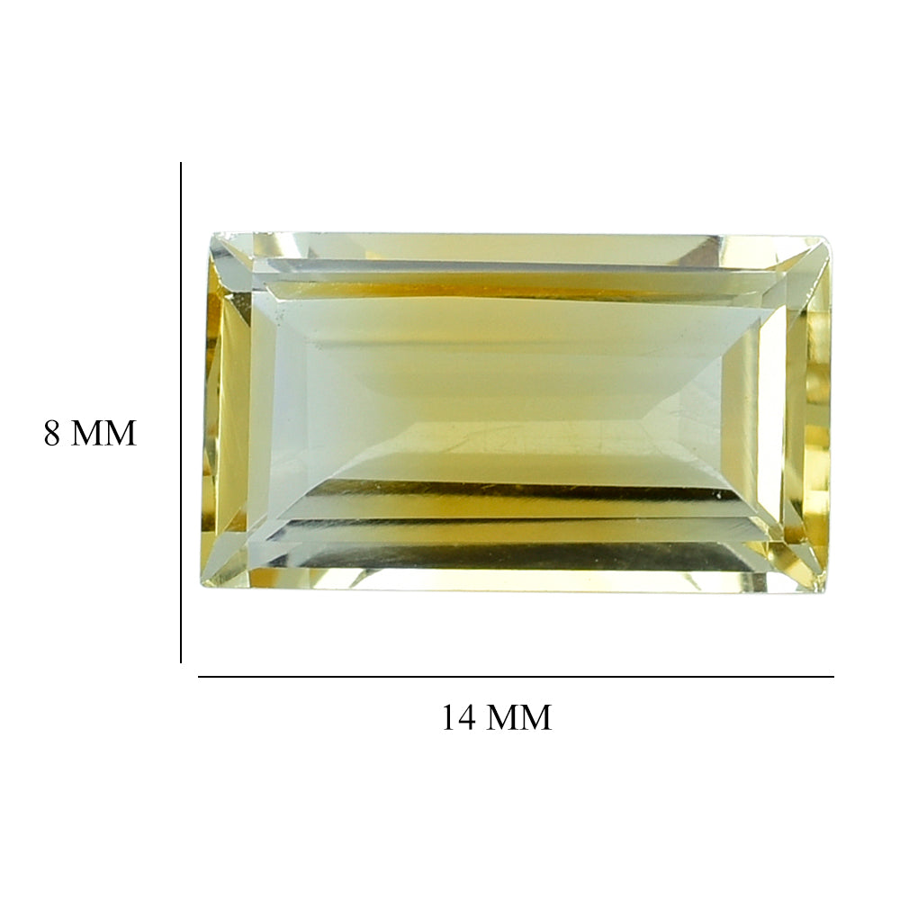 CITRINE CUT BAGUETTES 14X8MM 4.32 Cts.